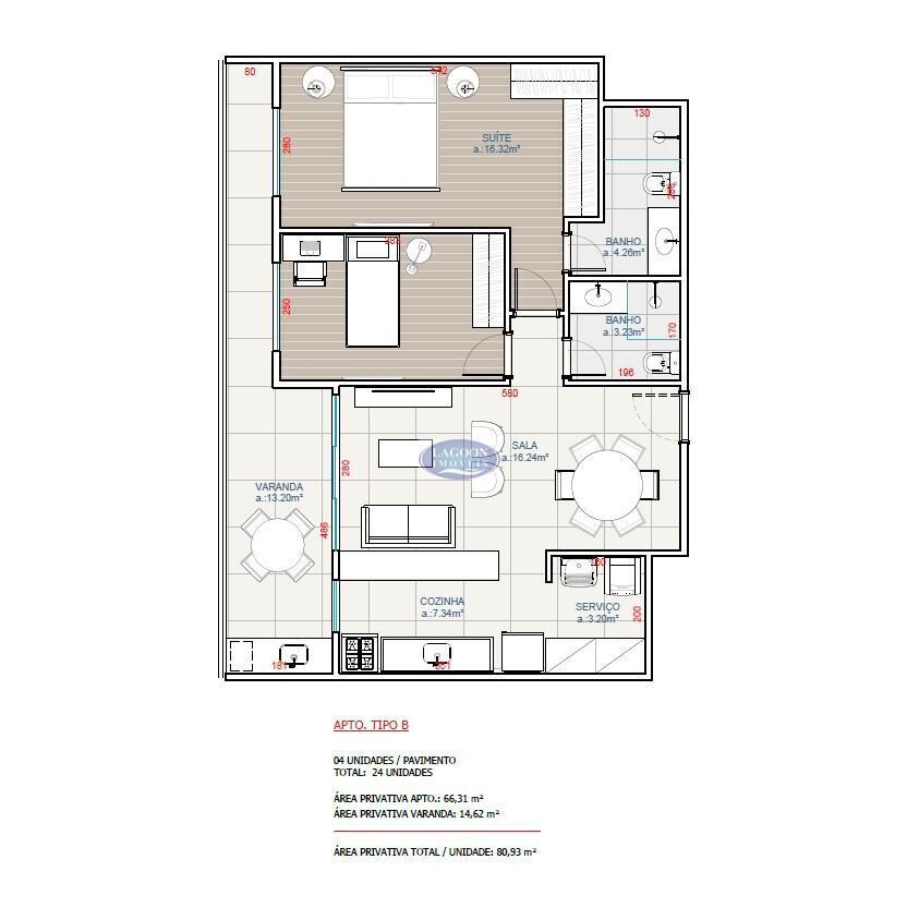 Apartamento à venda com 2 quartos, 77m² - Foto 26