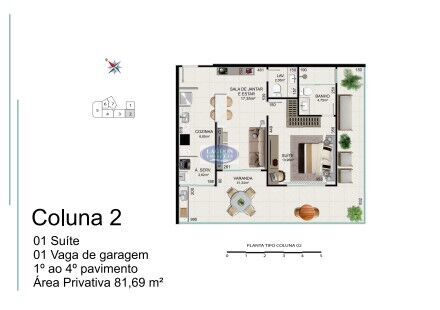 Apartamento à venda com 1 quarto, 55m² - Foto 15