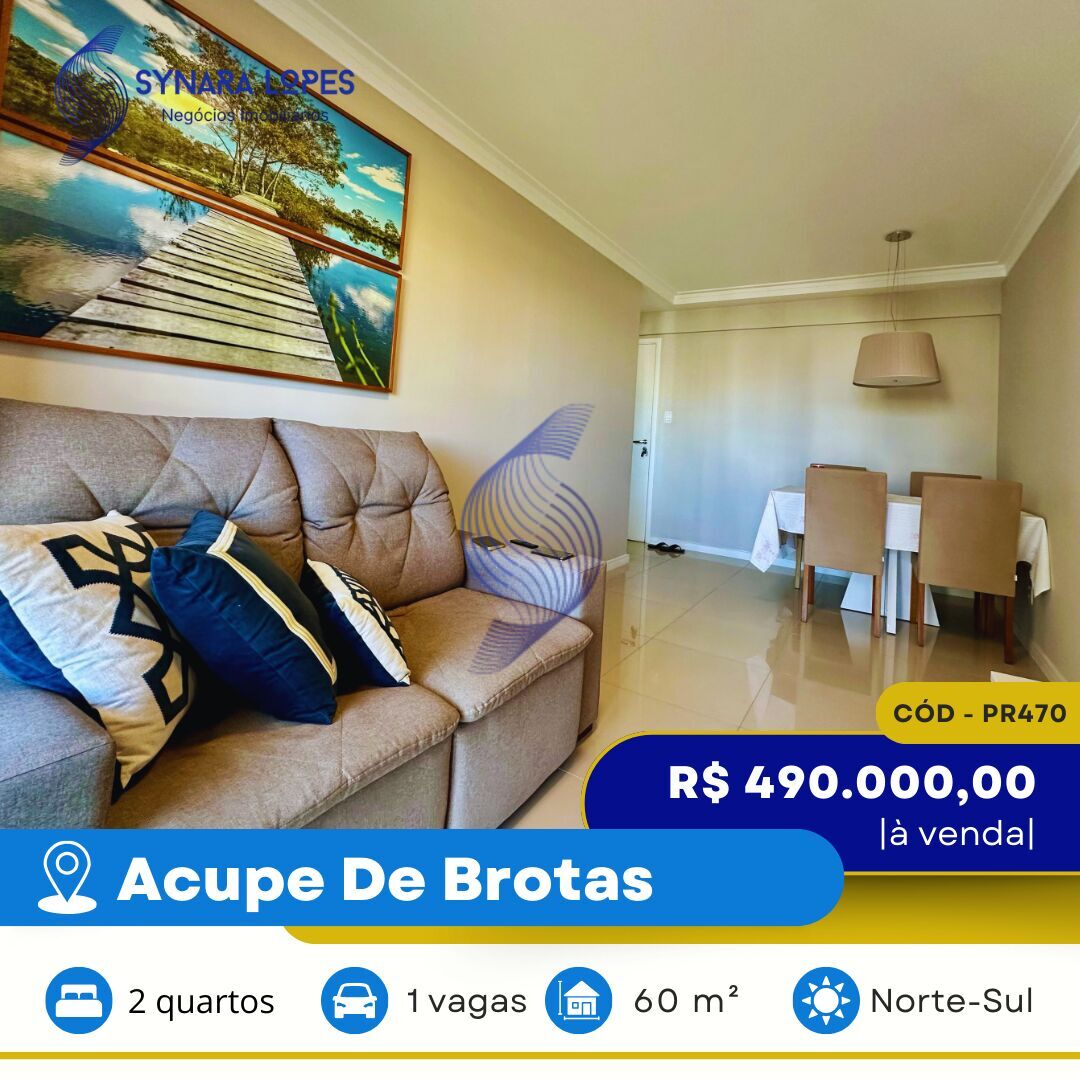 Apartamento à venda com 2 quartos, 60m² - Foto 1