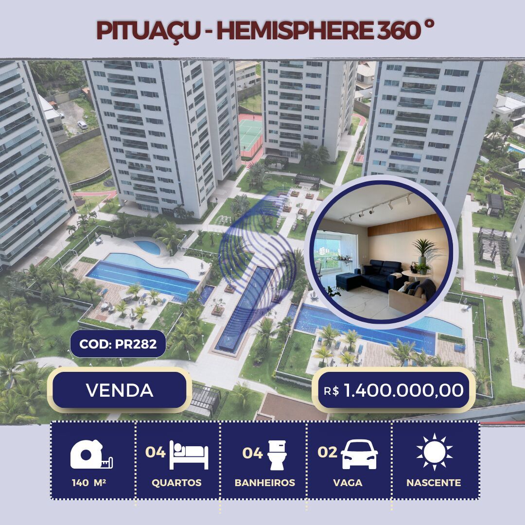 Apartamento à venda com 4 quartos, 140m² - Foto 1