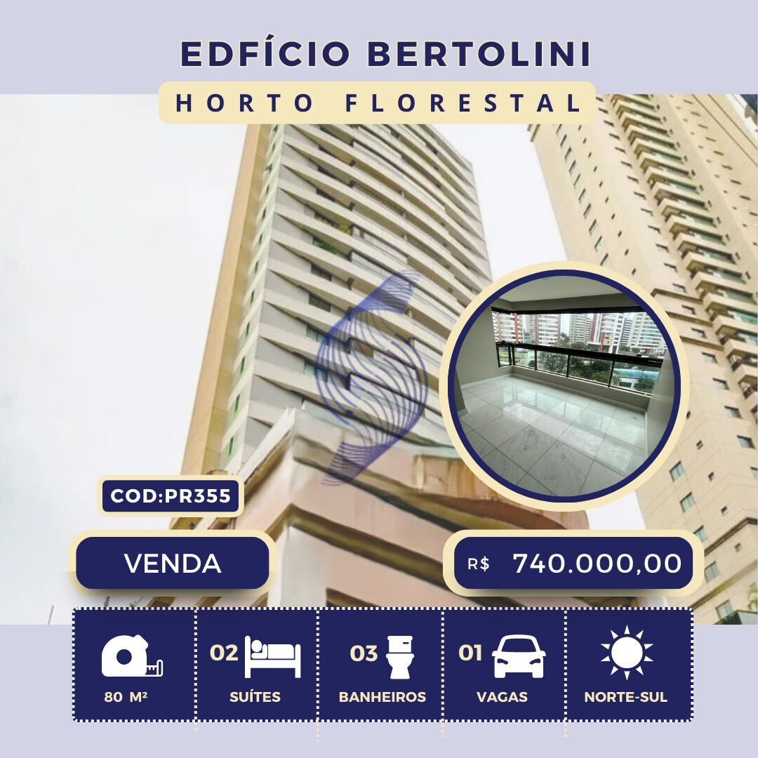 Apartamento à venda com 2 quartos, 80m² - Foto 1