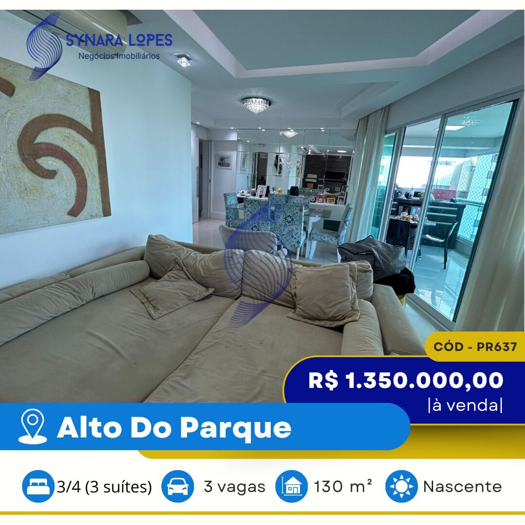 Apartamento à venda com 3 quartos, 130m² - Foto 1
