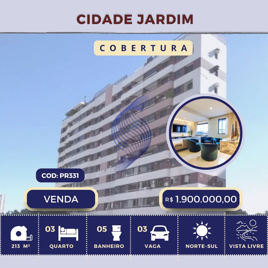 Cobertura à venda com 3 quartos, 213m² - Foto 1