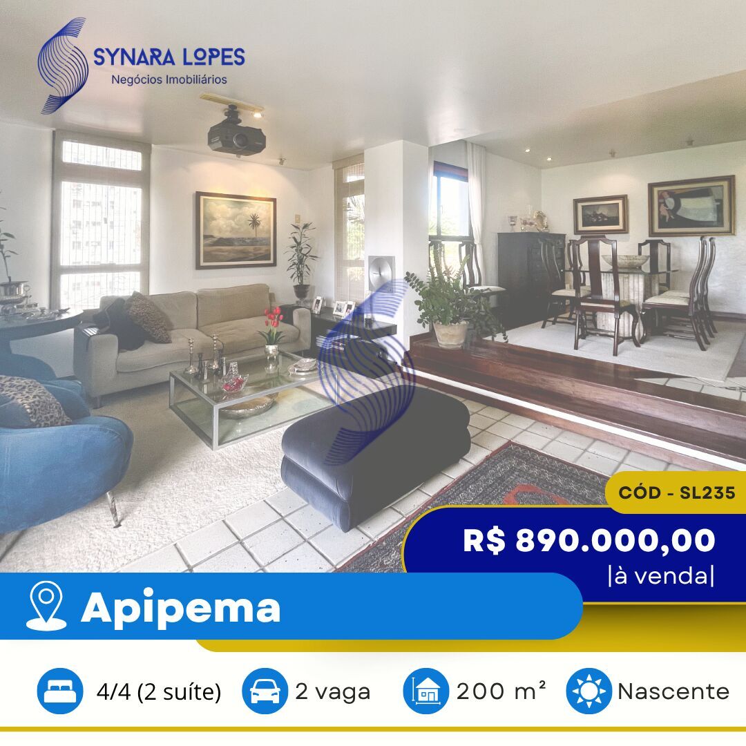 Apartamento à venda com 4 quartos, 200m² - Foto 1