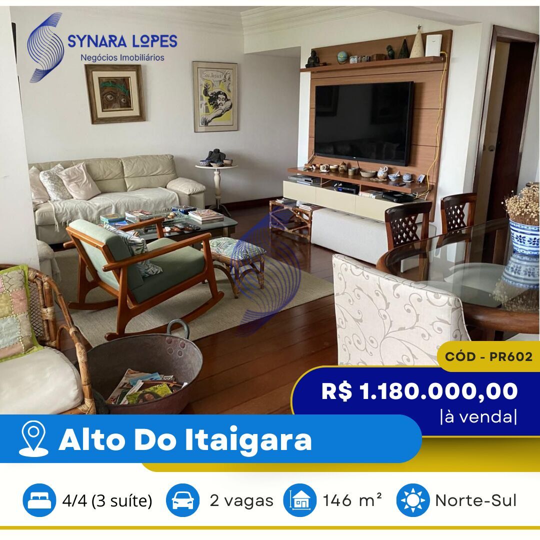 Apartamento à venda com 4 quartos, 146m² - Foto 1