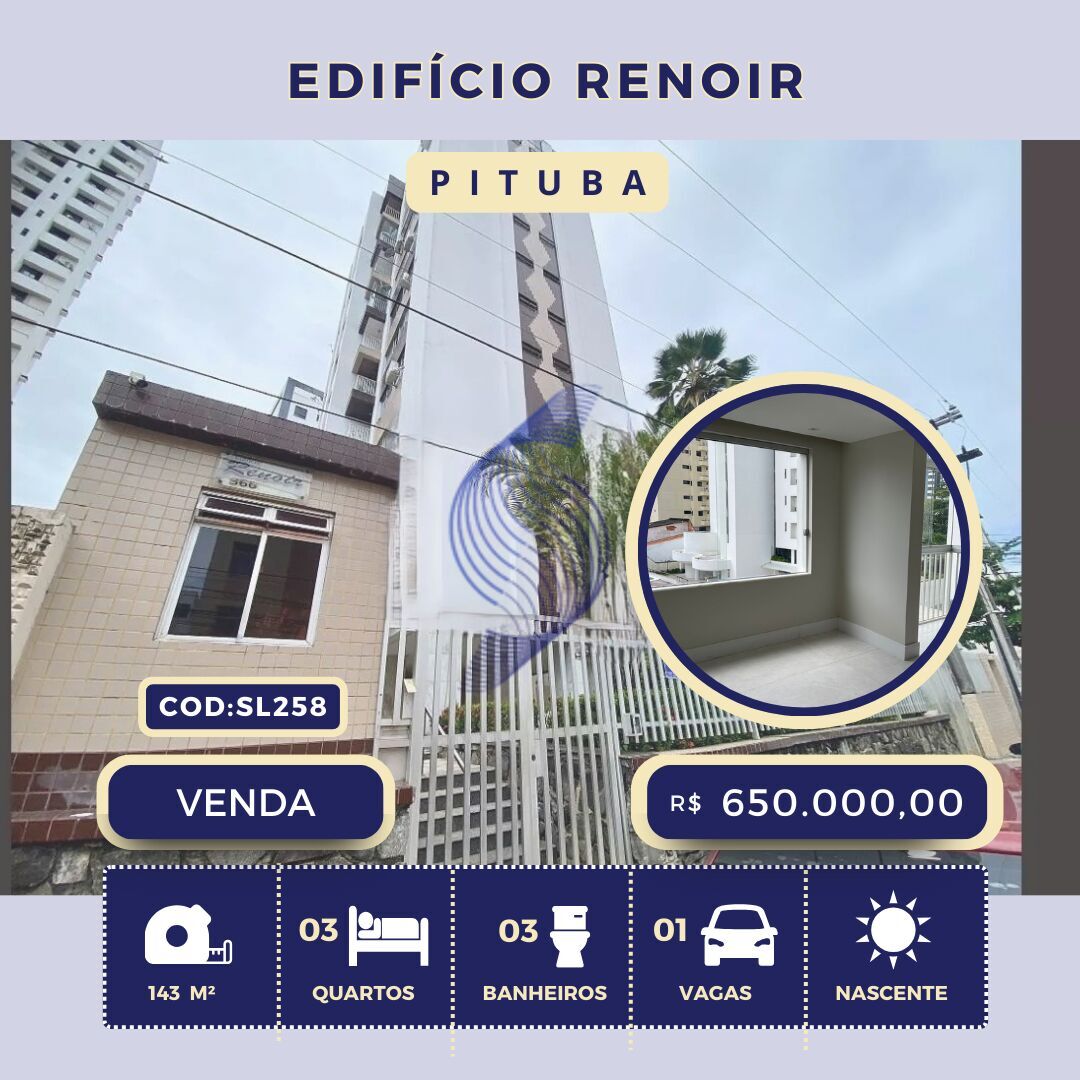 Apartamento à venda com 3 quartos, 143m² - Foto 1