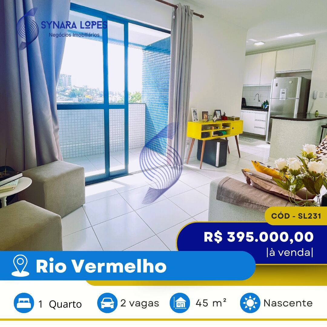 Apartamento à venda com 1 quarto, 45m² - Foto 1