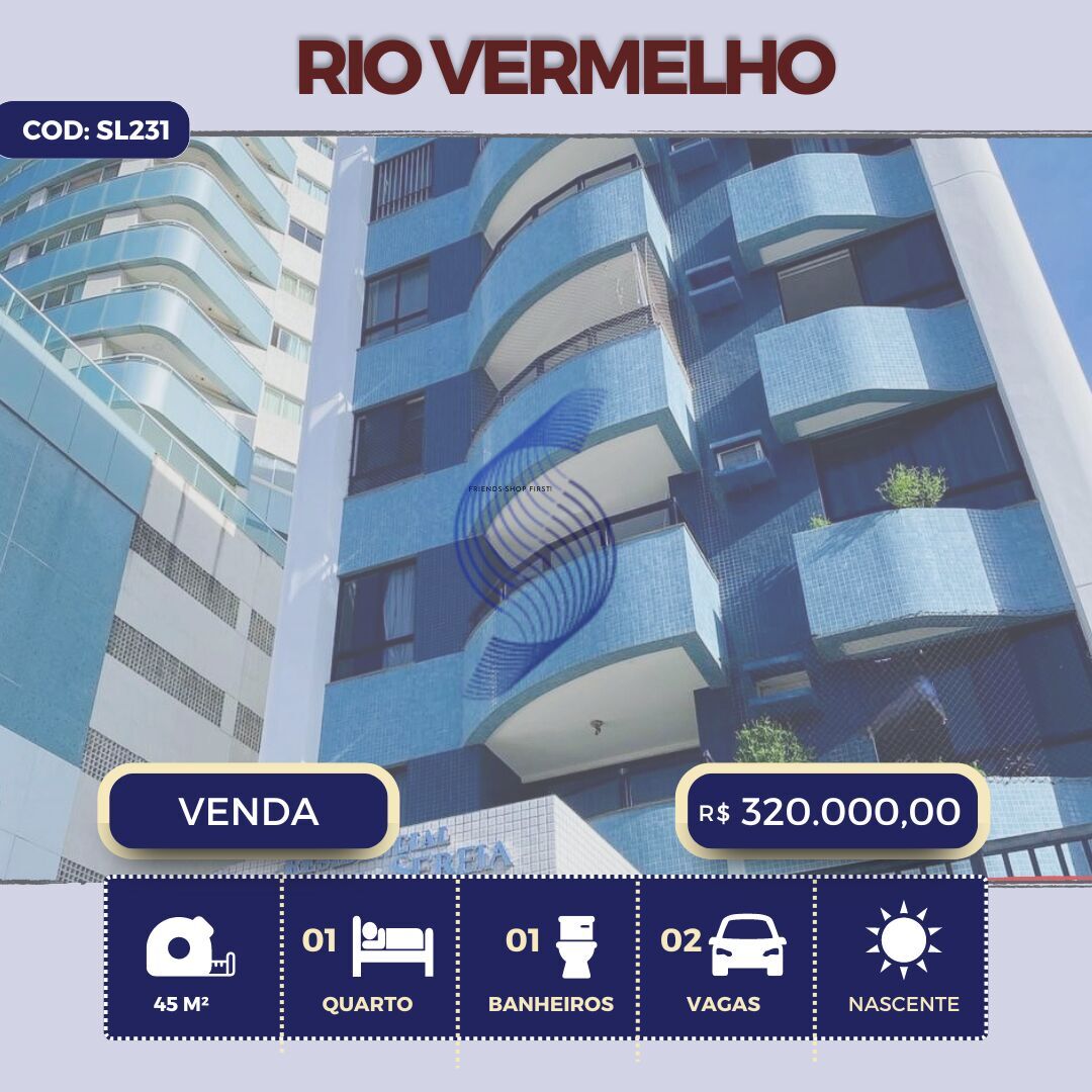 Apartamento à venda com 1 quarto, 45m² - Foto 1