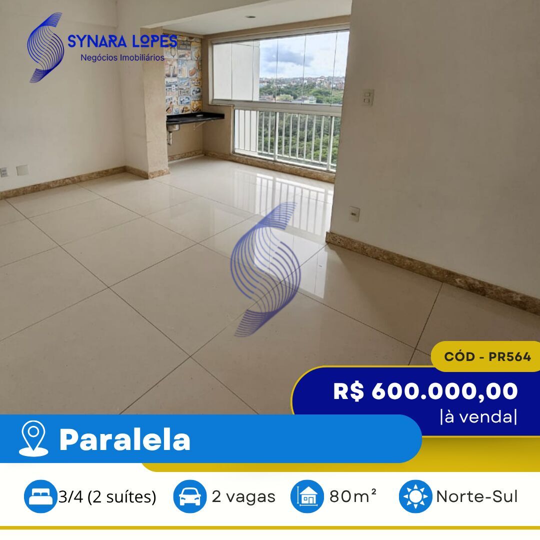 Apartamento à venda com 3 quartos, 80m² - Foto 1