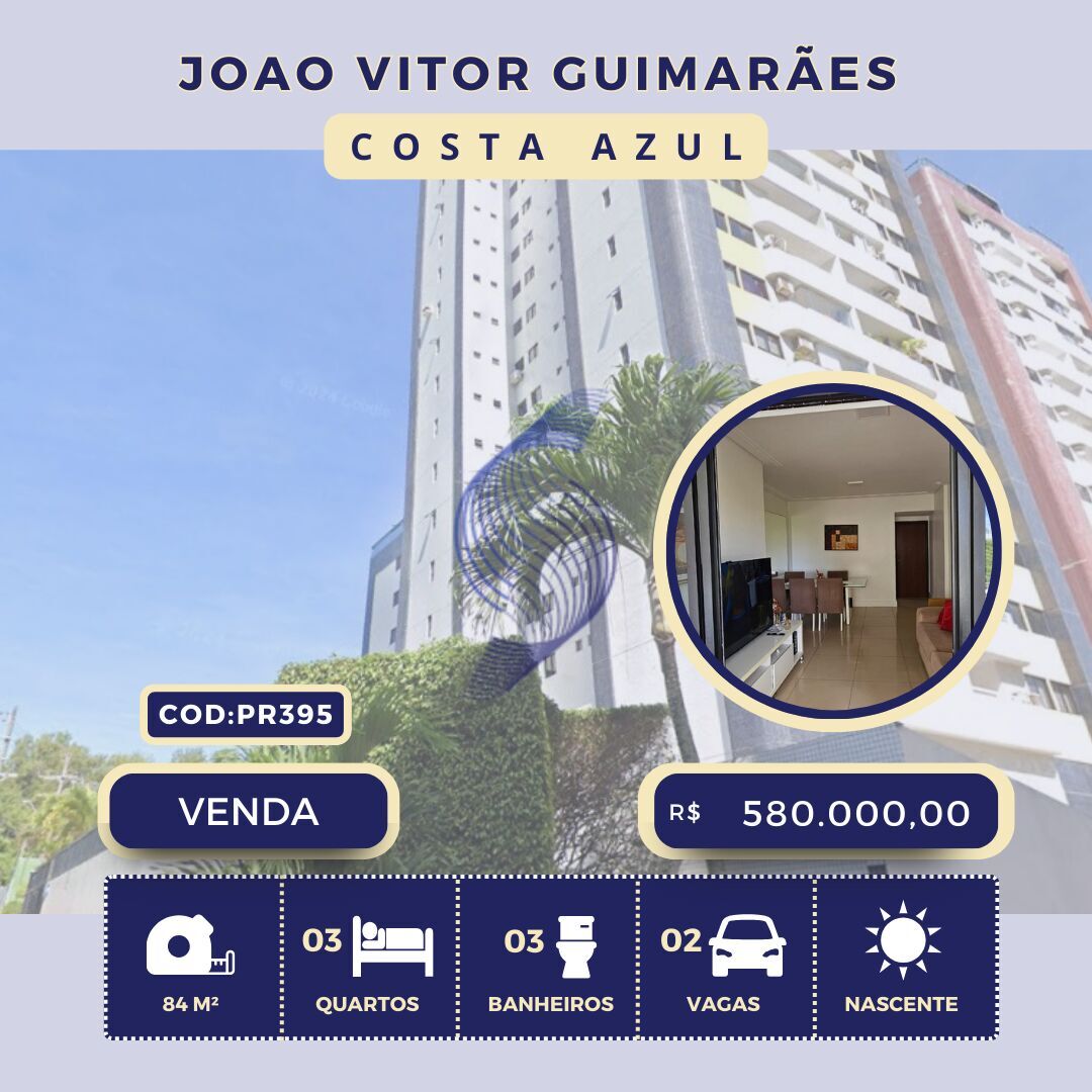 Apartamento à venda com 3 quartos, 84m² - Foto 1