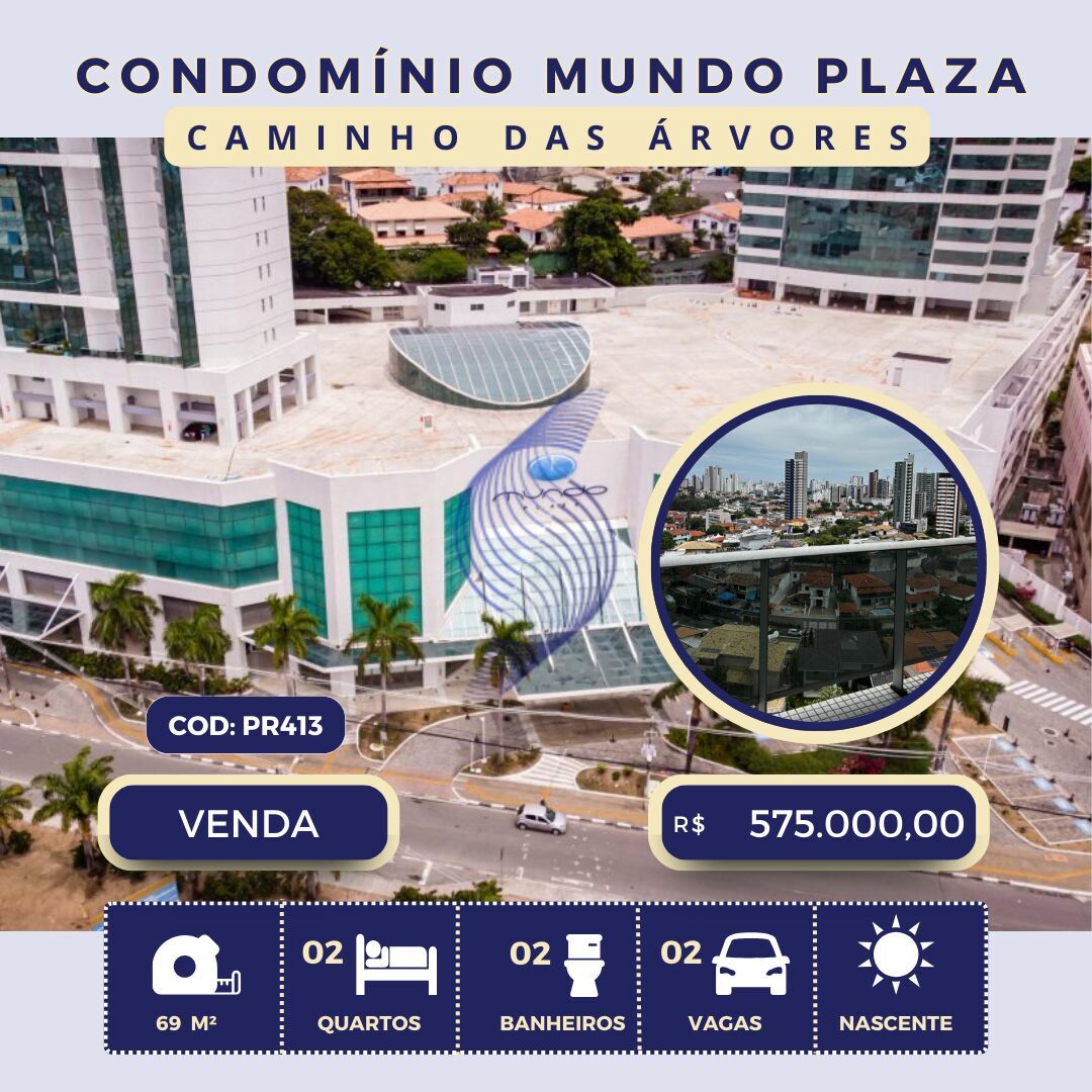 Apartamento à venda com 2 quartos, 69m² - Foto 1