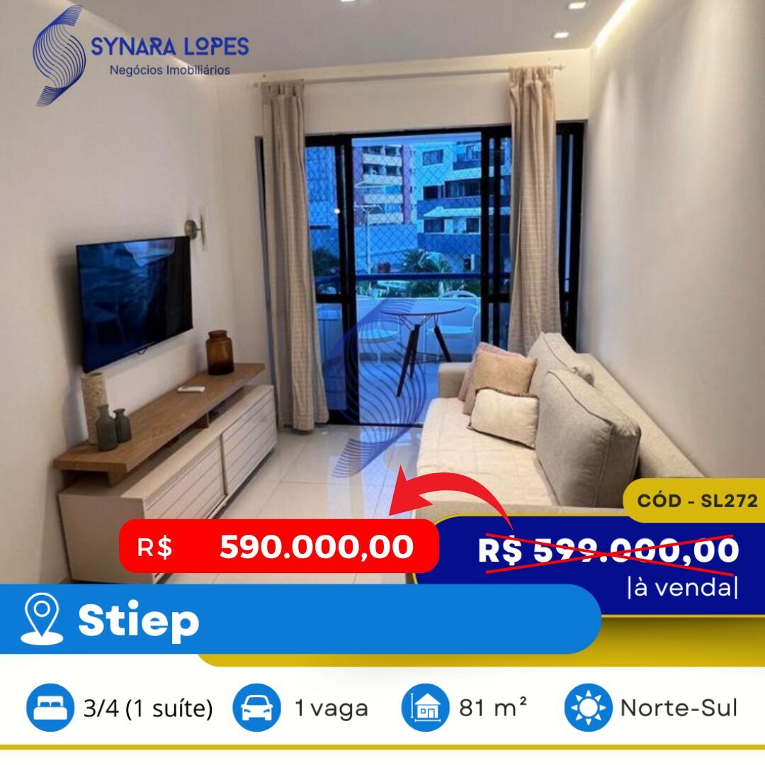 Apartamento à venda com 3 quartos, 81m² - Foto 1