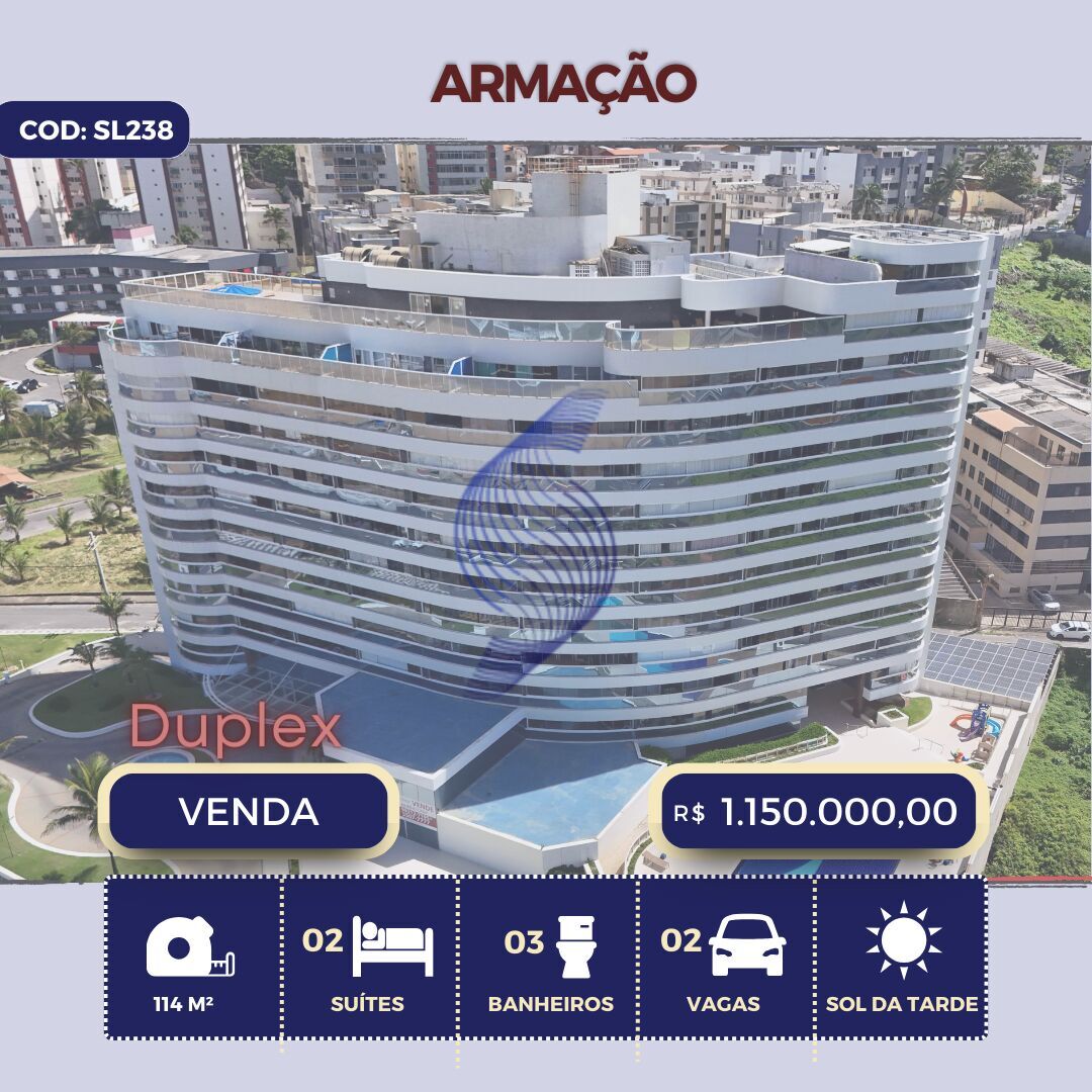 Apartamento à venda com 2 quartos, 114m² - Foto 1