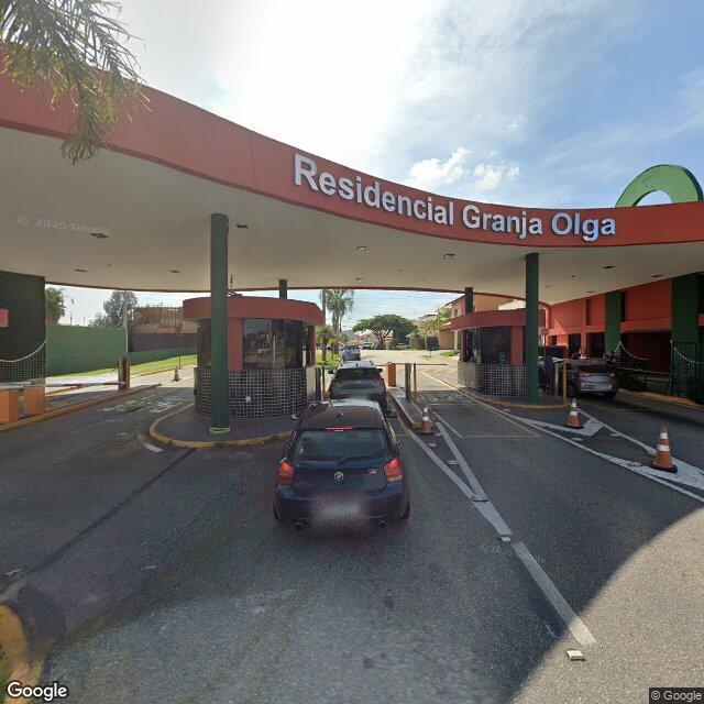 Imagem estática do "Street View" da localização