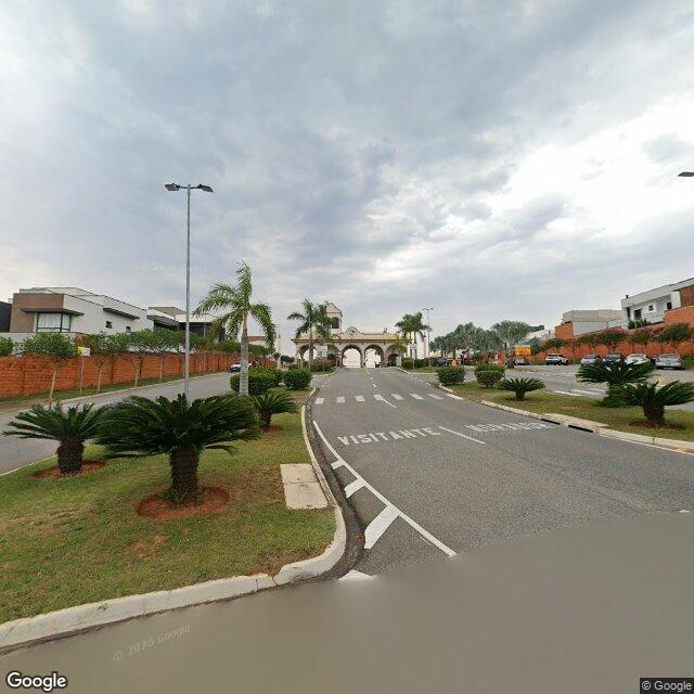 Imagem estática do "Street View" da localização