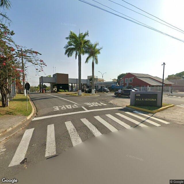 Imagem estática do "Street View" da localização