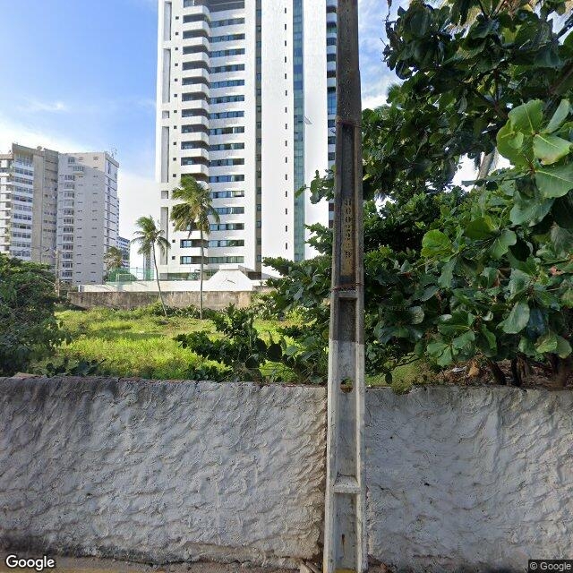 Imagem estática do "Street View" da localização