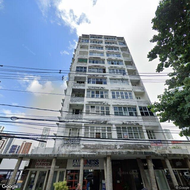 Imagem estática do "Street View" da localização