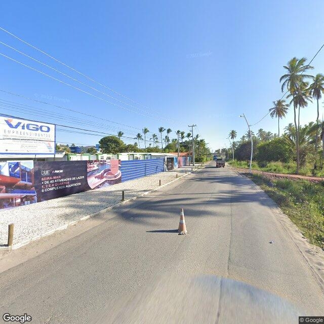 Imagem estática do "Street View" da localização