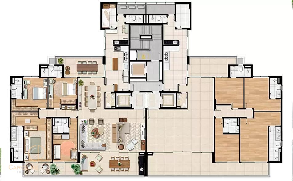 Apartamento à venda com 4 quartos, 303m² - Foto 19