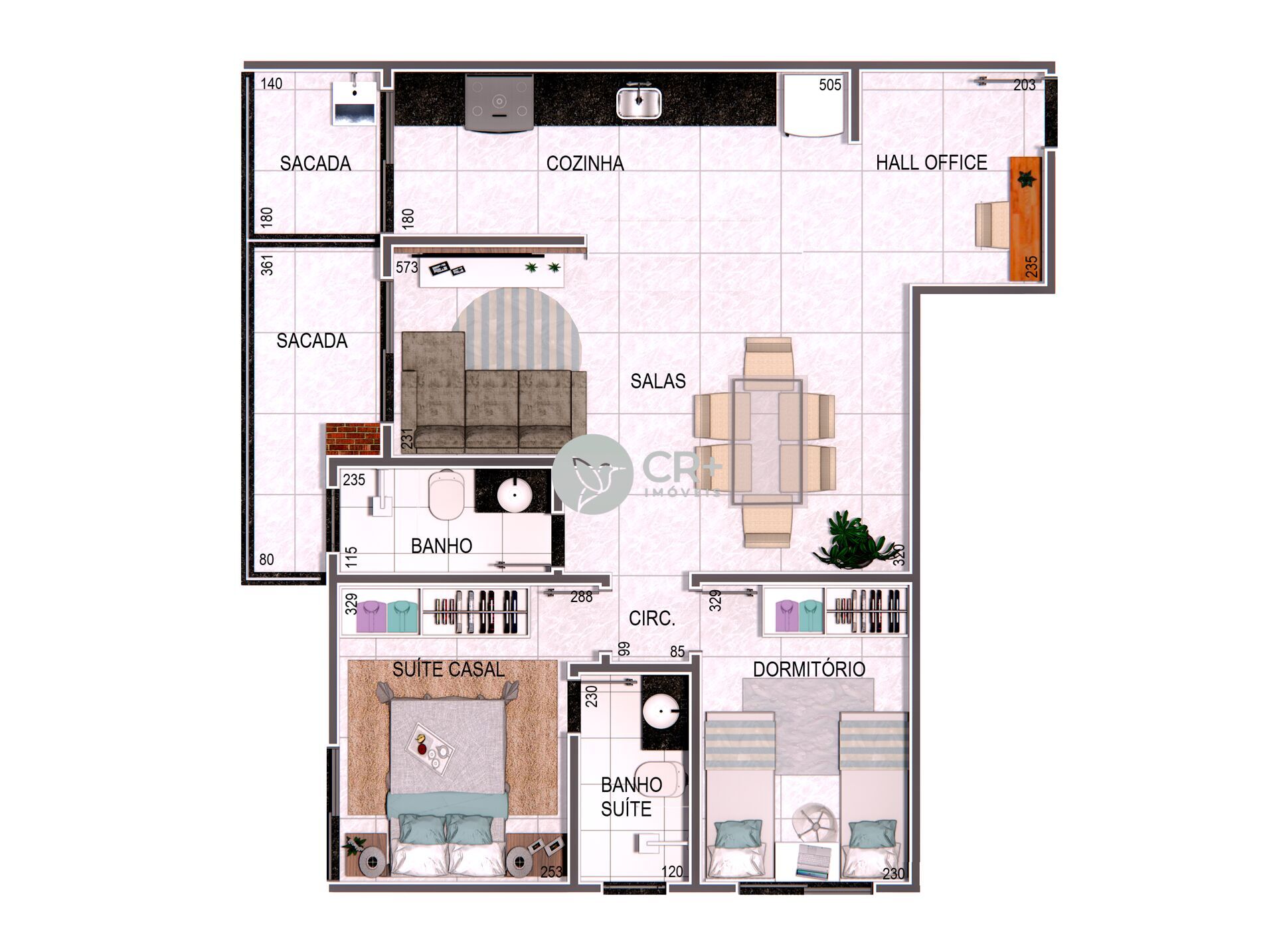 Apartamento à venda com 2 quartos, 58m² - Foto 7