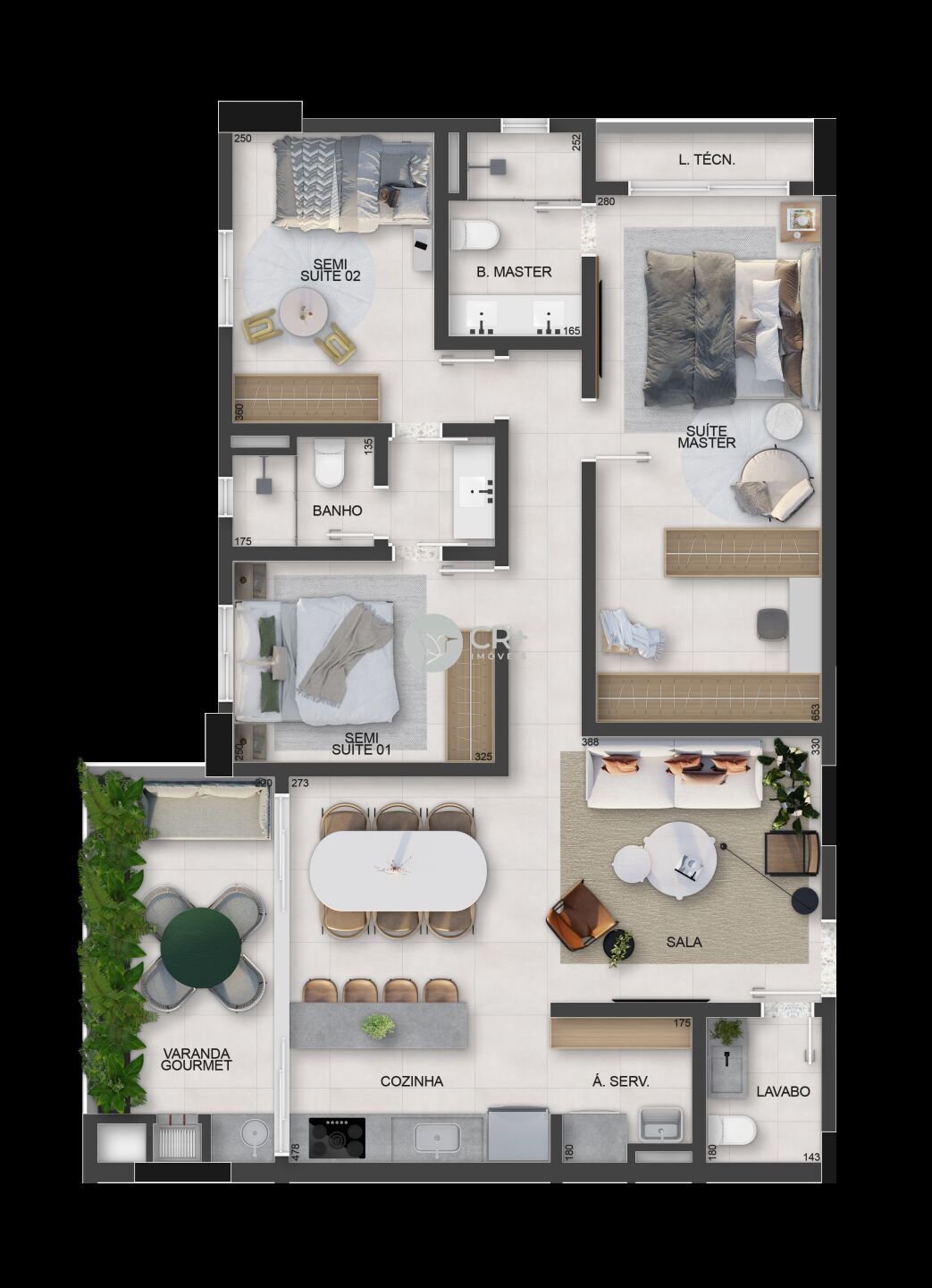 Apartamento à venda com 2 quartos, 80m² - Foto 43