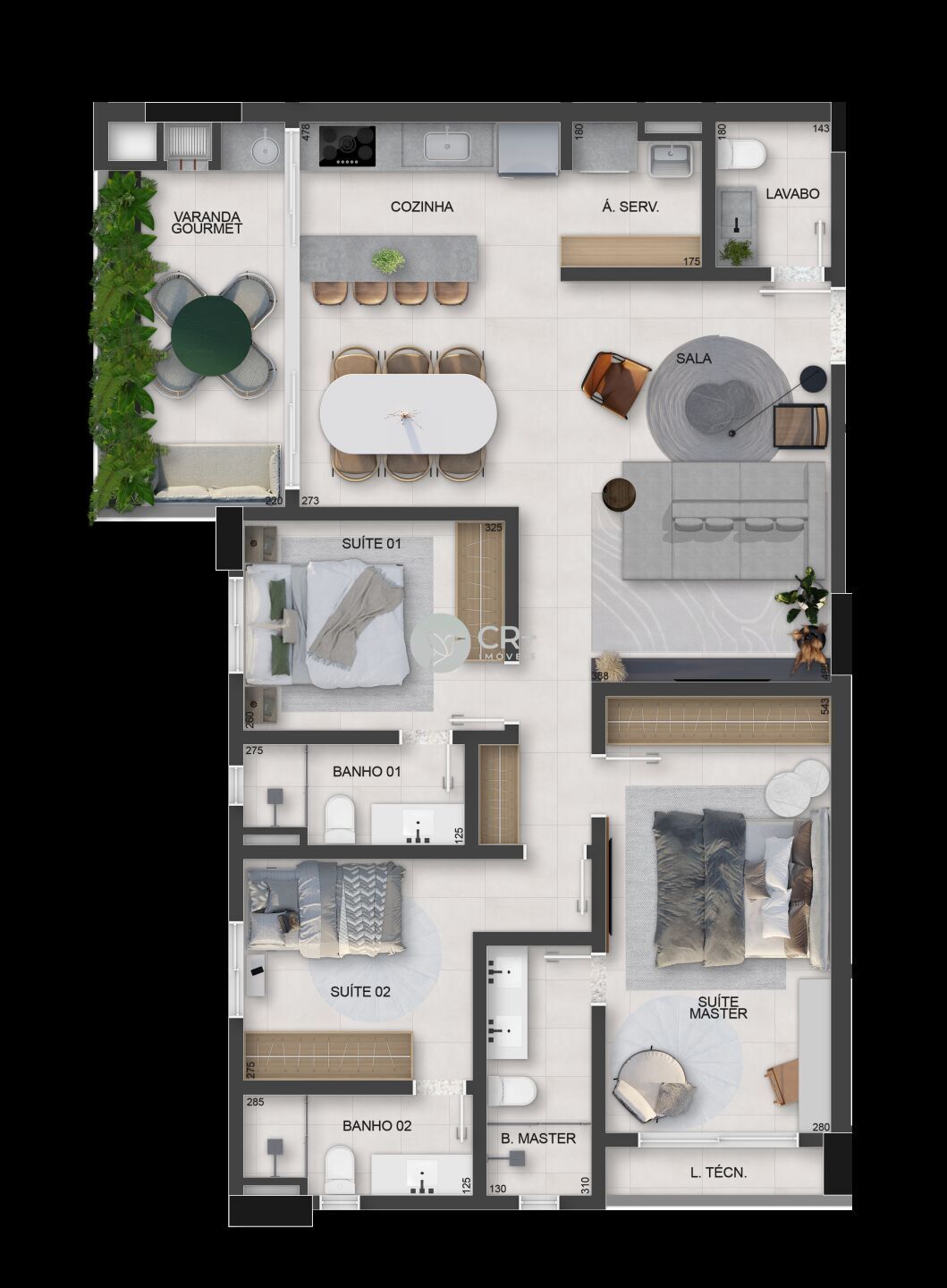 Apartamento à venda com 2 quartos, 80m² - Foto 39