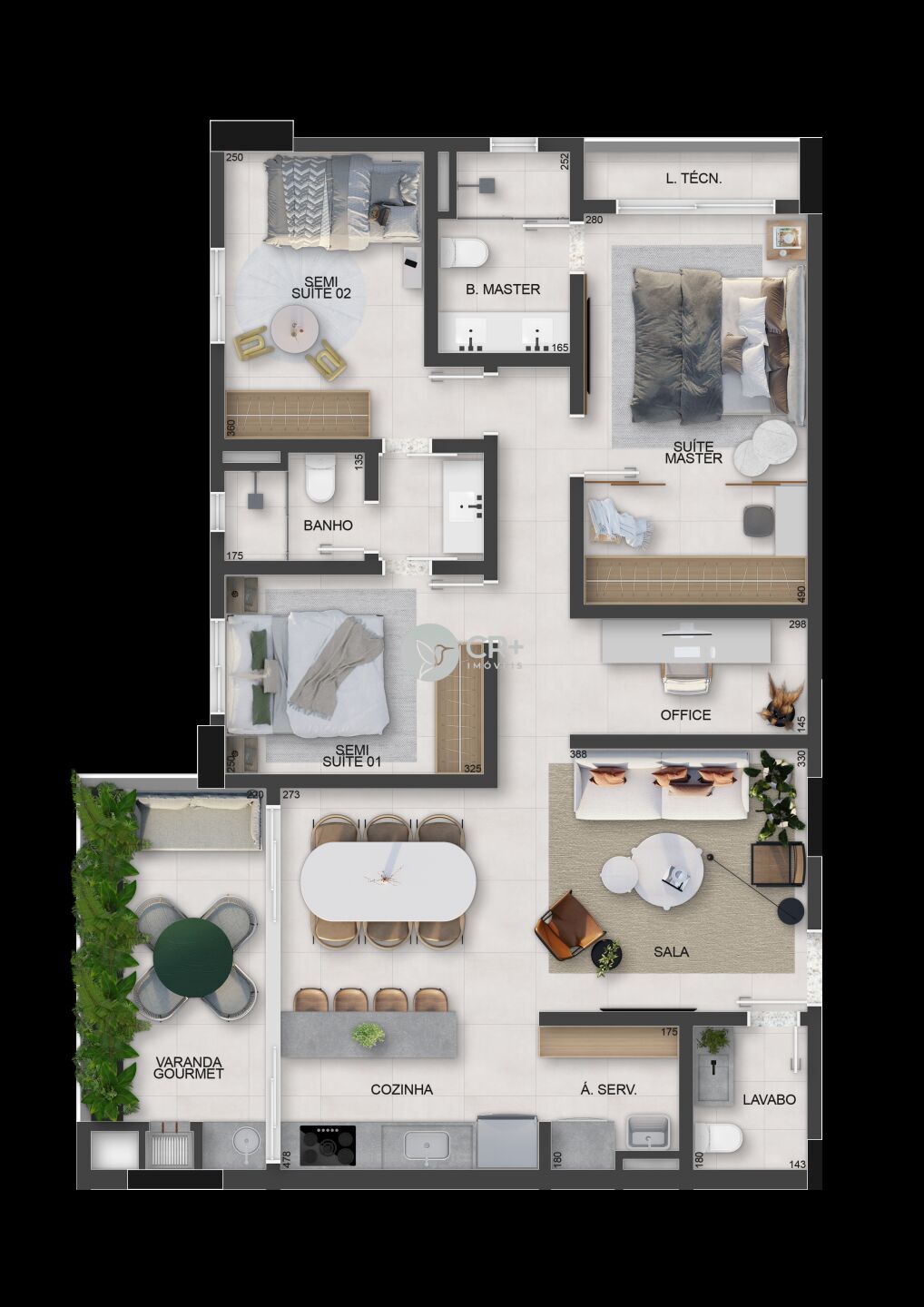 Apartamento à venda com 2 quartos, 80m² - Foto 48