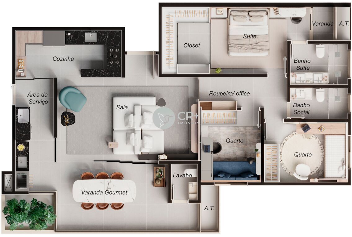 Apartamento, 3 quartos, 112 m² - Foto 19