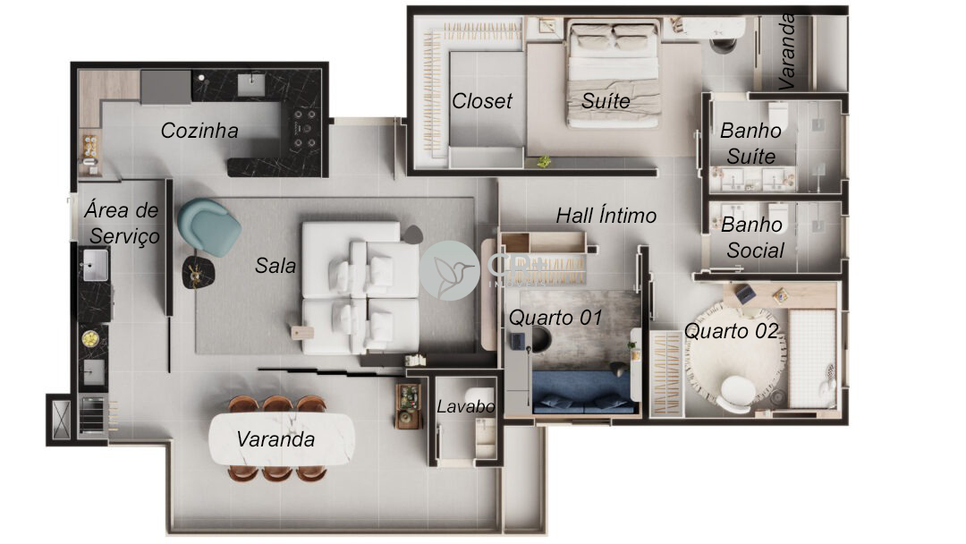 Apartamento à venda com 3 quartos, 112m² - Foto 24