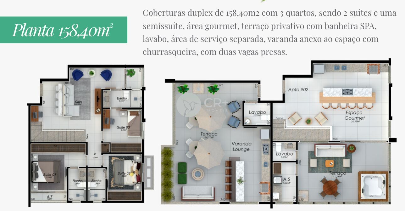 Cobertura à venda com 3 quartos, 158m² - Foto 7