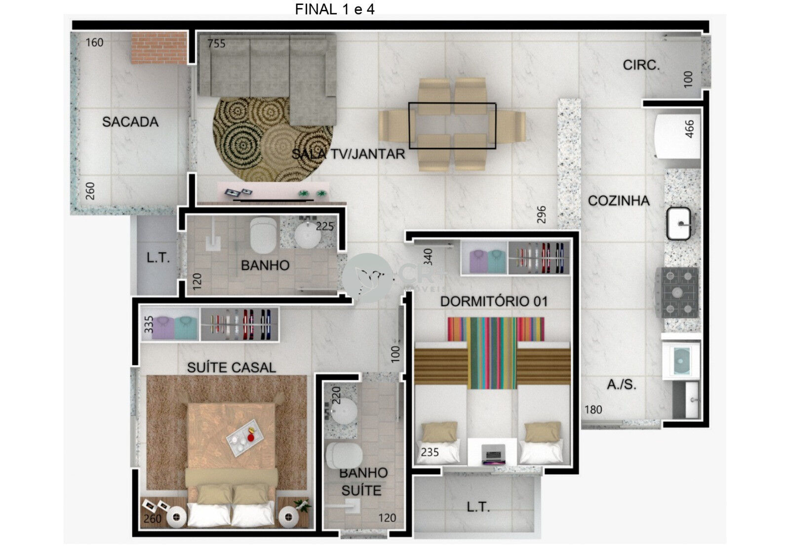 Apartamento à venda com 2 quartos, 62m² - Foto 5