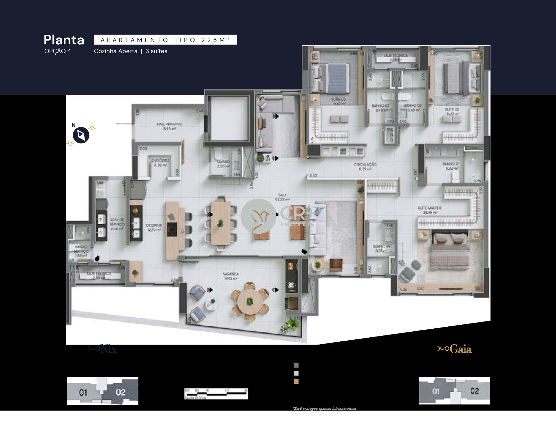 Apartamento à venda com 4 quartos, 225m² - Foto 14