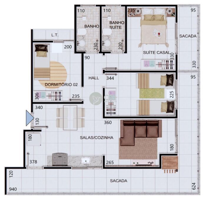 Apartamento à venda com 3 quartos, 82m² - Foto 8