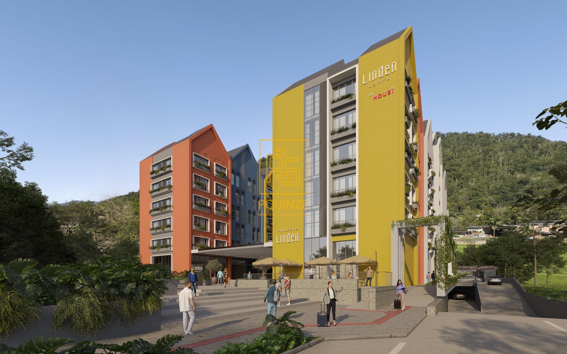 Apartamentos modernos integrados a lazer e comércio em Pomerode - foto 1