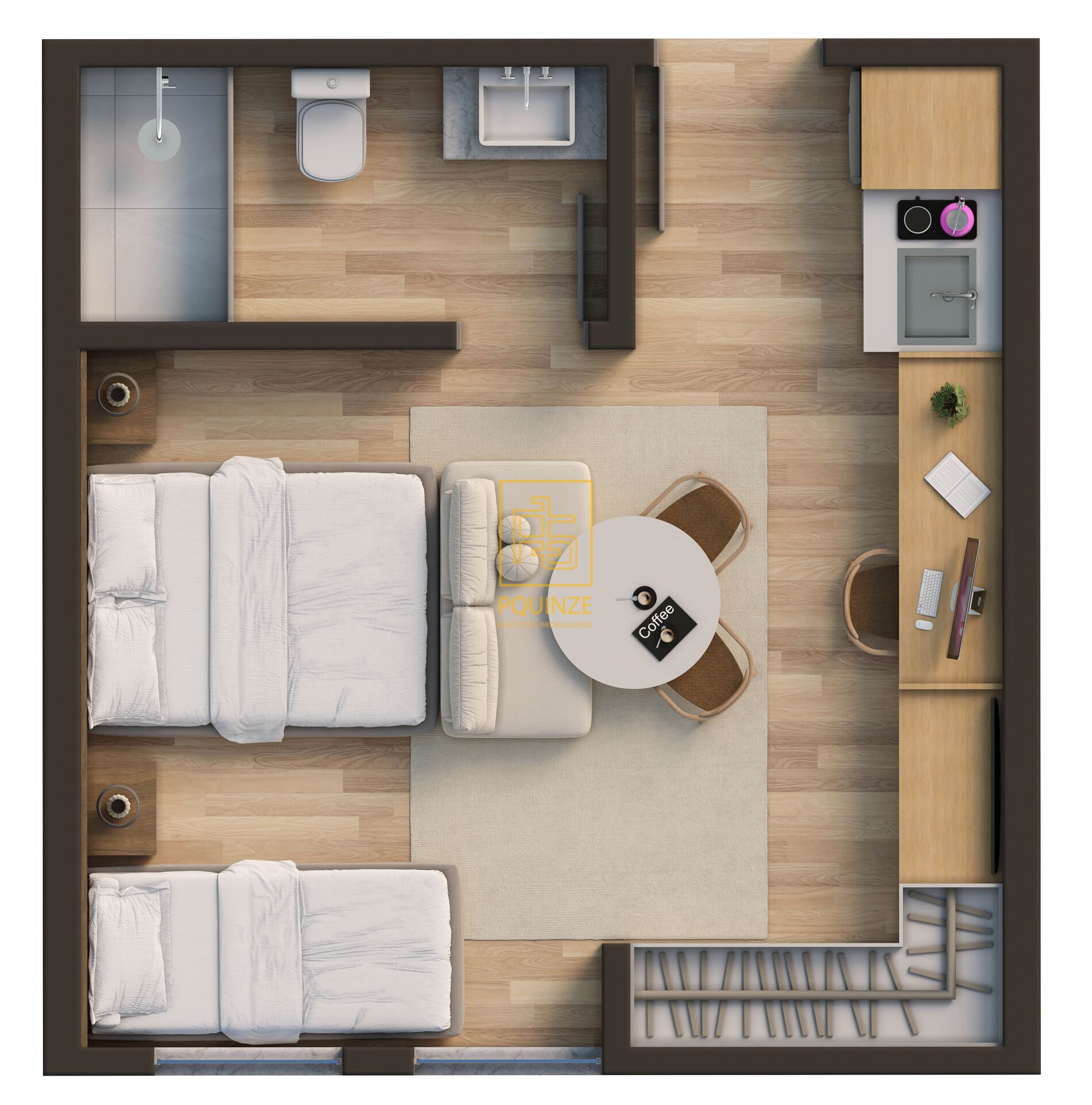 Lofts modernos integrados a lazer e comércio em Pomerode — foto 5