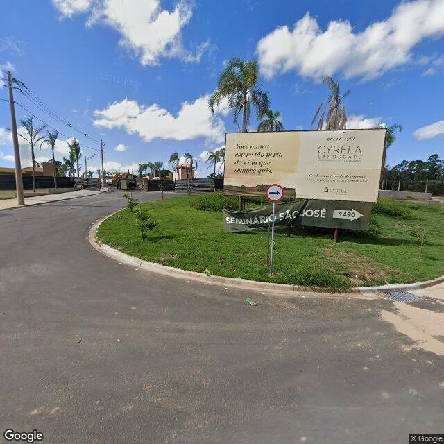 Imagem estática do "Street View" da localização