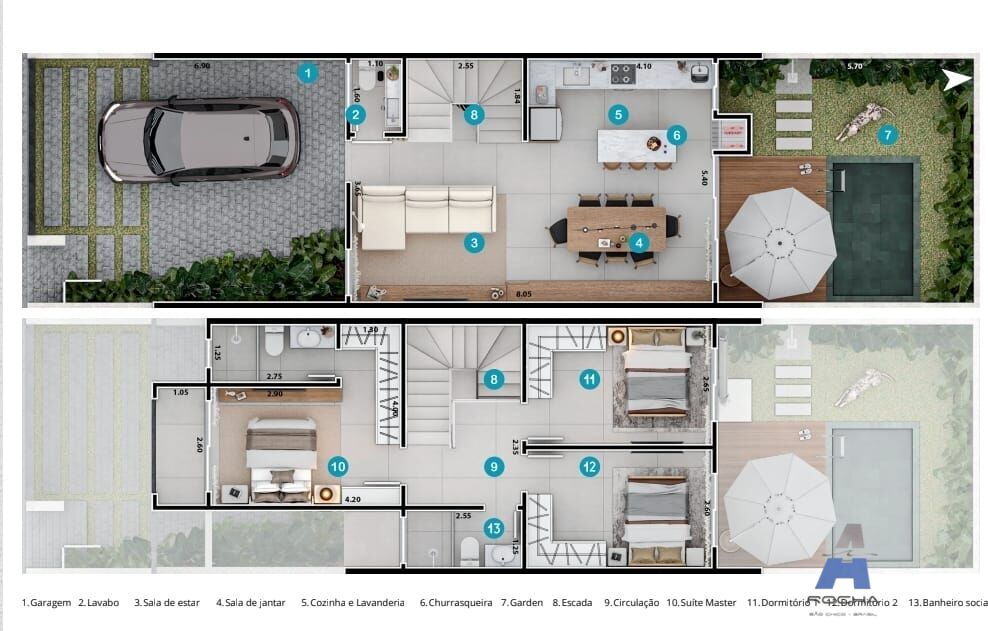 Sobrado, 3 quartos, 124 m² - Foto 5