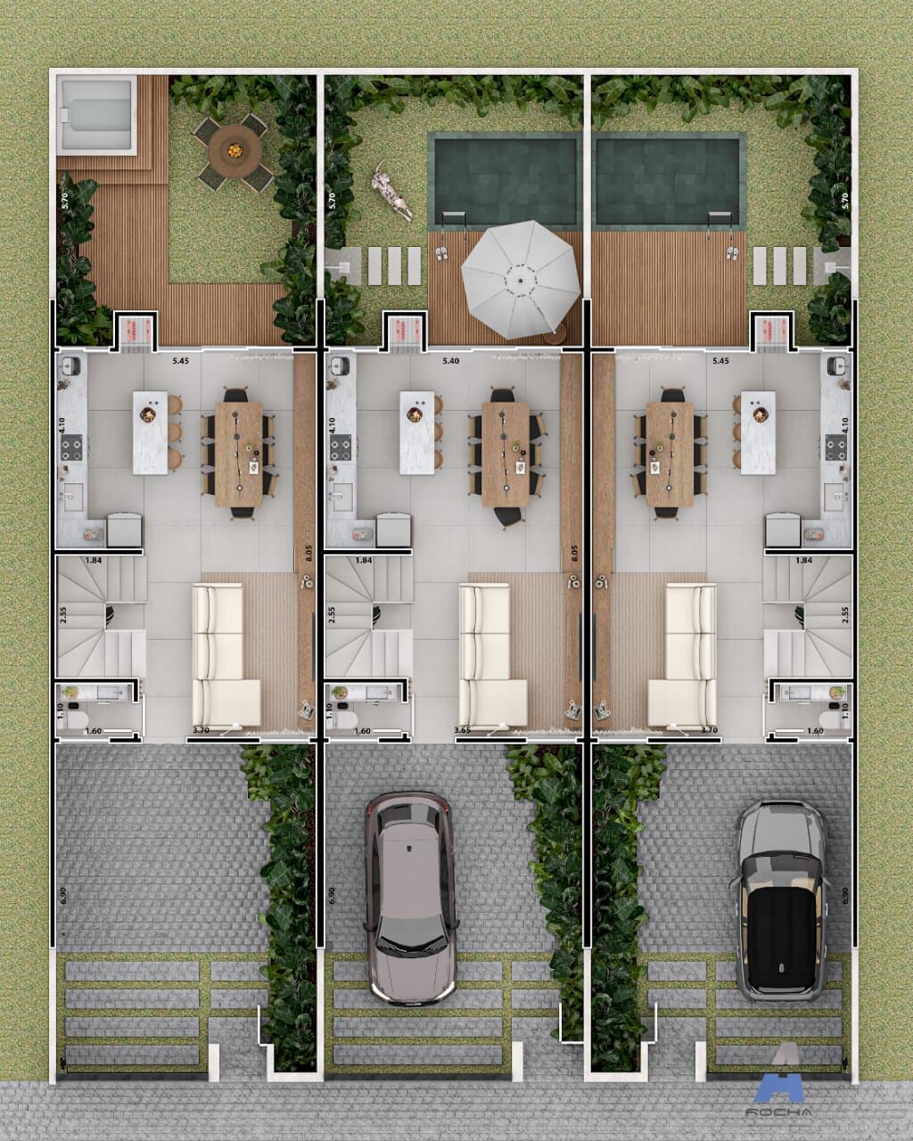 Sobrado, 3 quartos, 124 m² - Foto 6