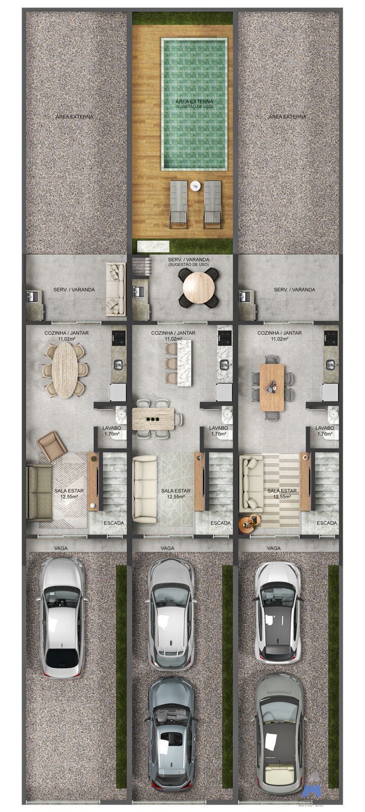 Sobrado, 2 quartos, 74 m² - Foto 9