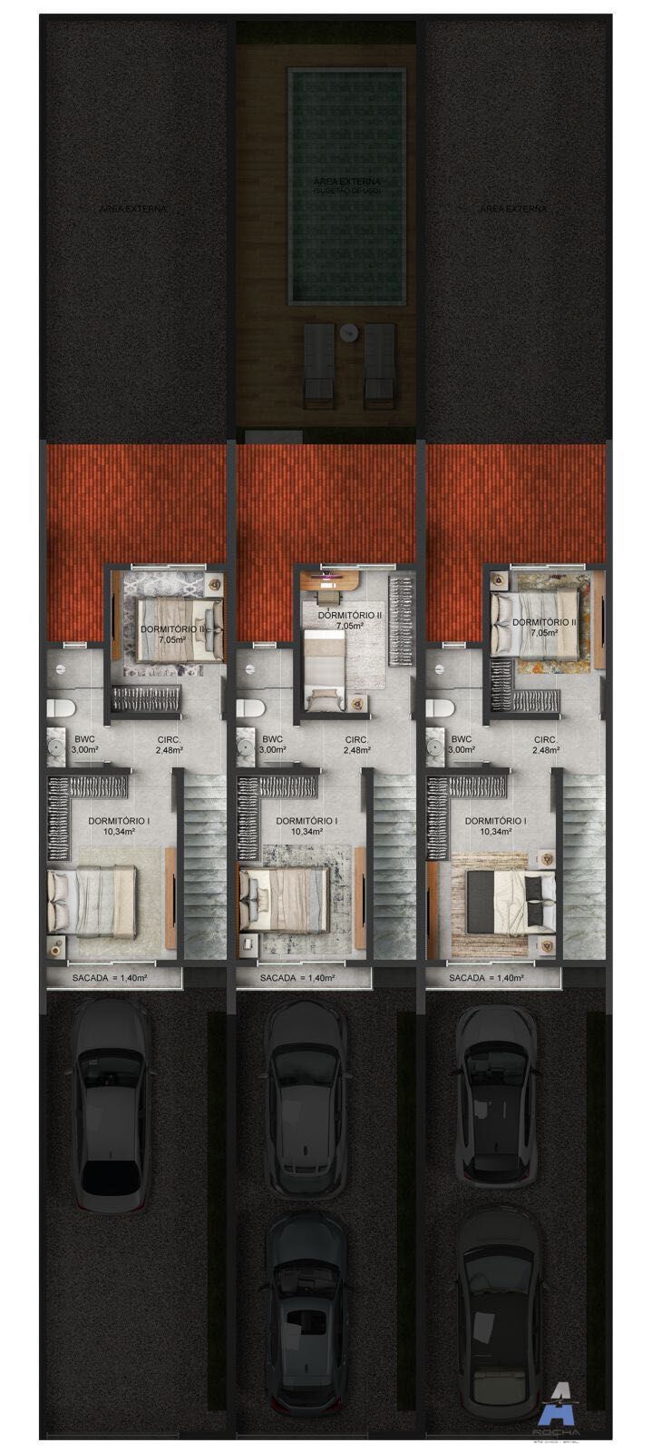 Sobrado, 2 quartos, 74 m² - Foto 8
