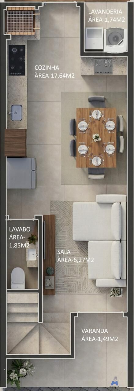 Sobrado, 2 quartos, 73 m² - Foto 13