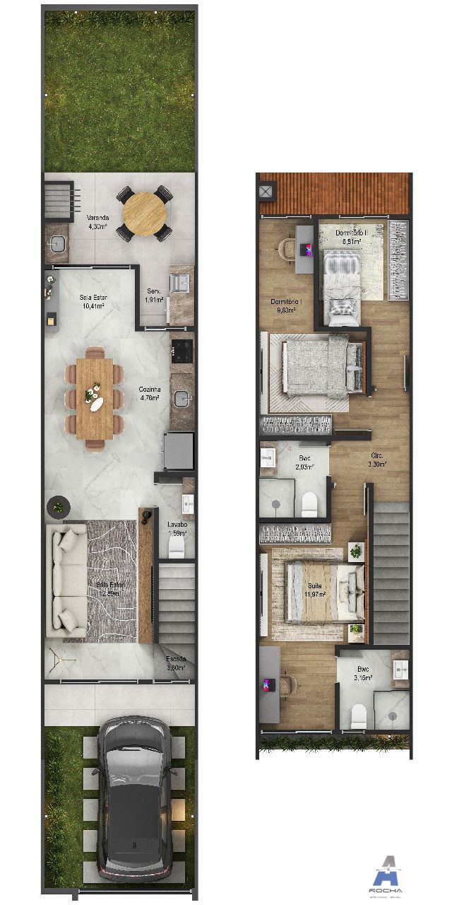 Sobrado, 3 quartos, 95 m² - Foto 7