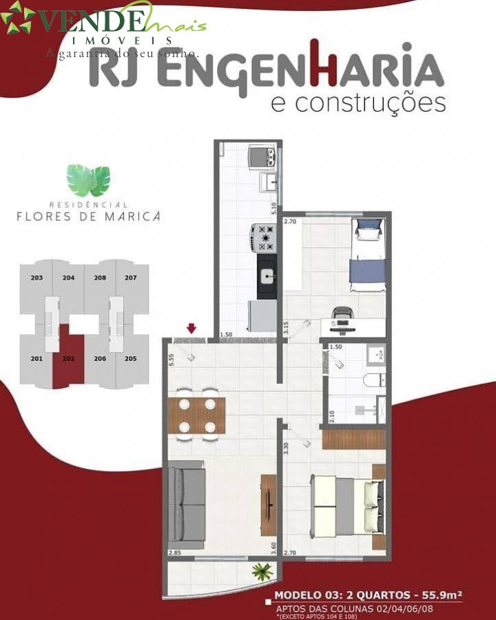 Apartamento à venda com 2 quartos, 52m² - Foto 16