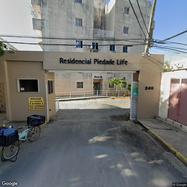 Imagem estática do "Street View" da localização