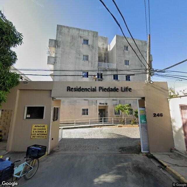 Imagem estática do "Street View" da localização