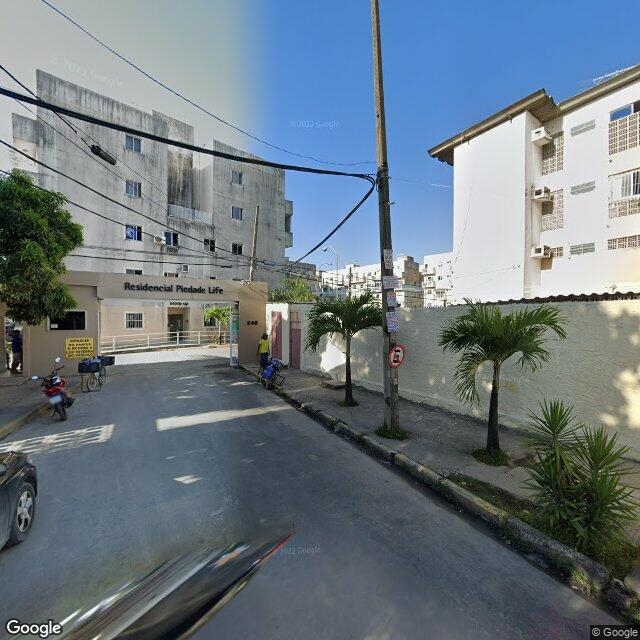 Imagem estática do "Street View" da localização