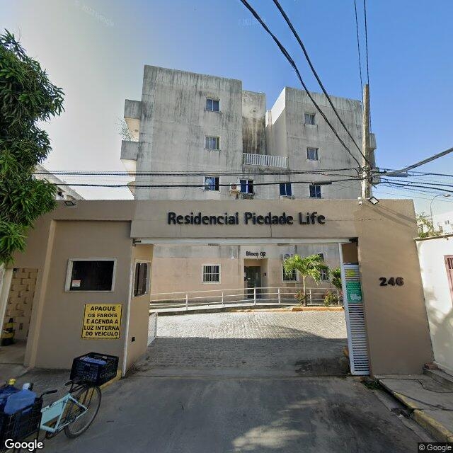 Imagem estática do "Street View" da localização