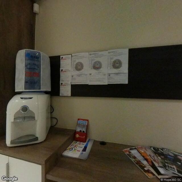 Imagem estática do "Street View" da localização