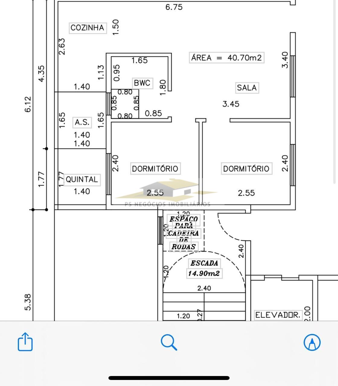 Apartamento à venda com 2 quartos, 40m² - Foto 7